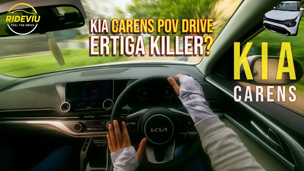Experience the Thrill: Kia Carens Diesel POV Drive | 2025 Review | Manual Test
