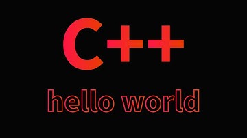 C++ #1: Hello World