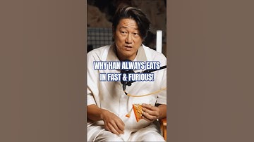Reason Why Han From Fast & Furious Constantly Snacks!