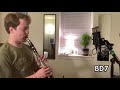 Vandoren Clarinet Mouthpiece Sound Comparison: BD4, BD5, BD7, and B40L