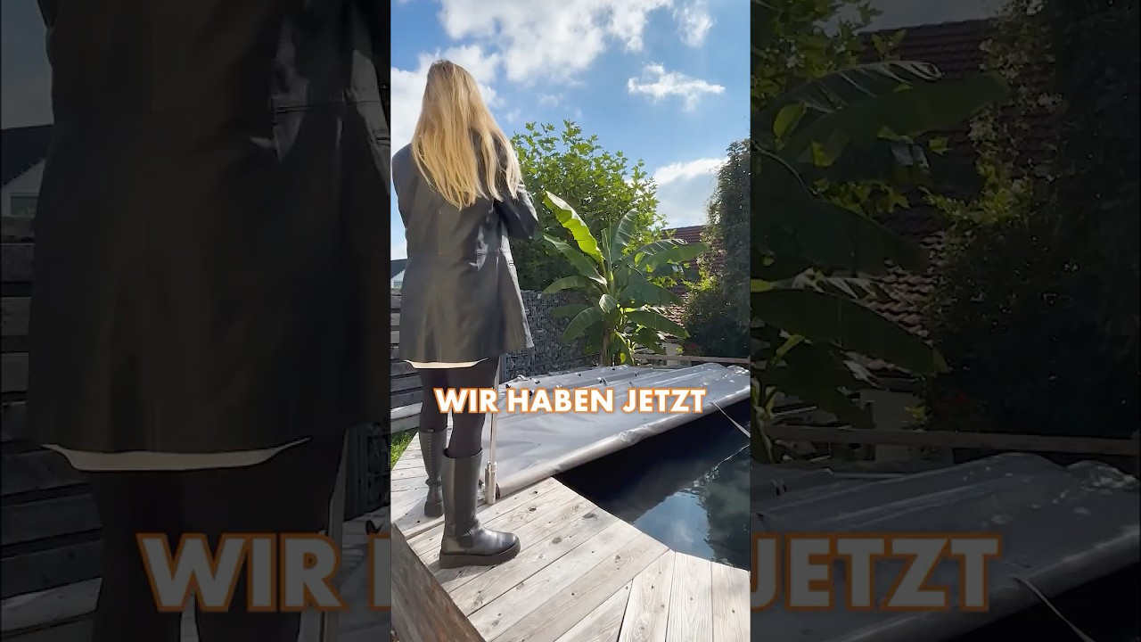 Winterfeste Poolplane mit Rohren für Sommer & Winter