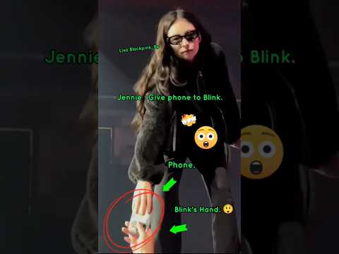 JENNIE OMG Give Phone To Blink 2025 Edit Lucky Worldtour 