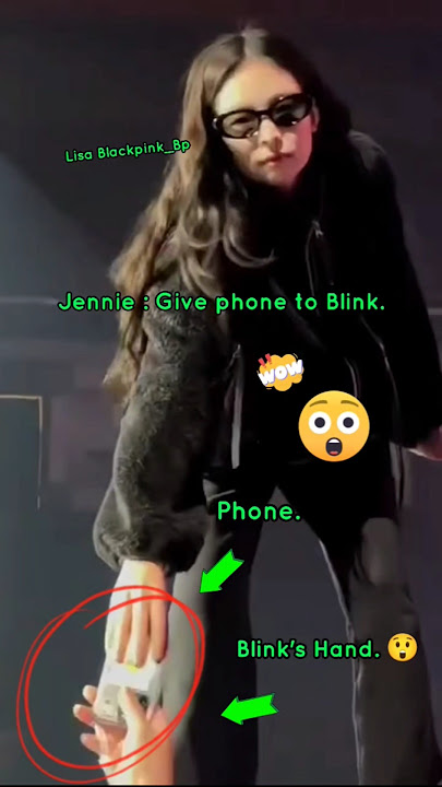 JENNIE 🔥 OMG! Give Phone to Blink! 🔥 2025 #edit #lucky #worldtour
