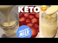 KETO condensed milk!😋 Easy and yummy! How to make