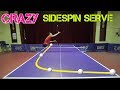 Learning CRAZY Sidespin Serve | MLFM Table Tennis Tutorial