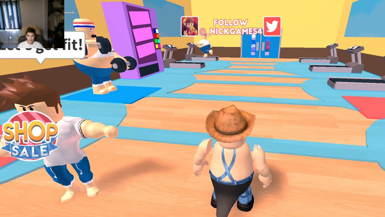 Cleetus Plays Escape The Gym Obby On Roblox Youtube - escape caillou obby roblox