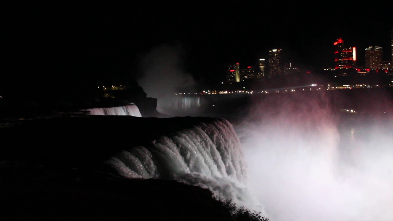 Niagara Falls, New York Side || Night View ||
