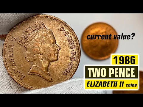 1986 TWO PENCE COIN VALUE
