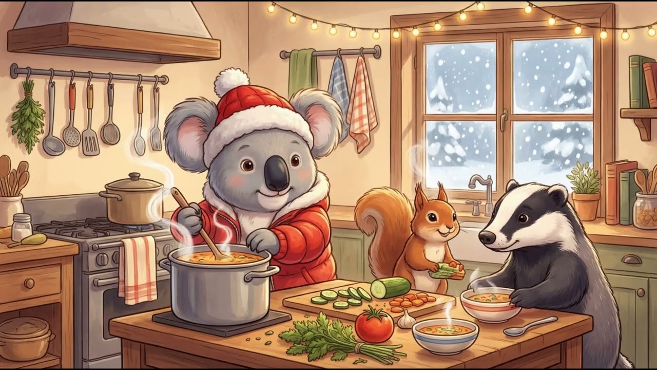 Slow Winter Days with Koalo ❄️ Soft Jazz Café Music for Relaxed Work