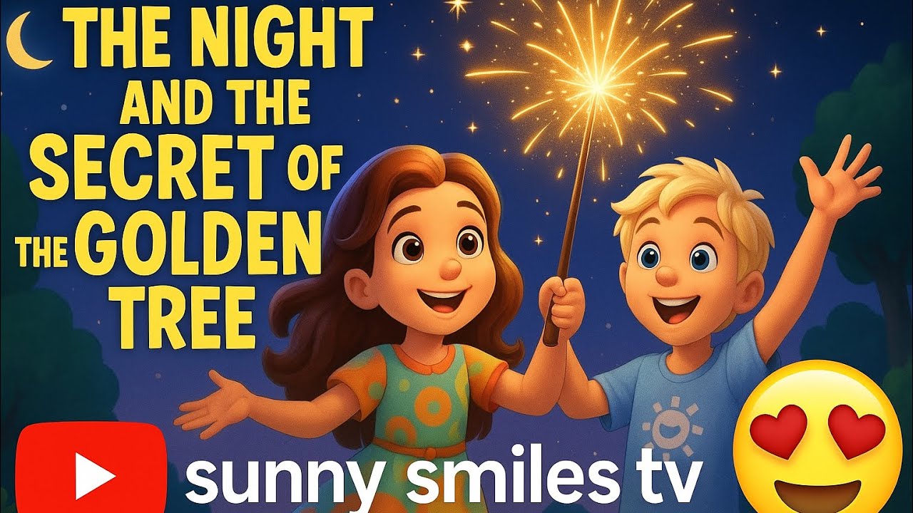 The Night 🌙 and the Secret 🔮 of the Golden Tree 🌳✨ -story  - English