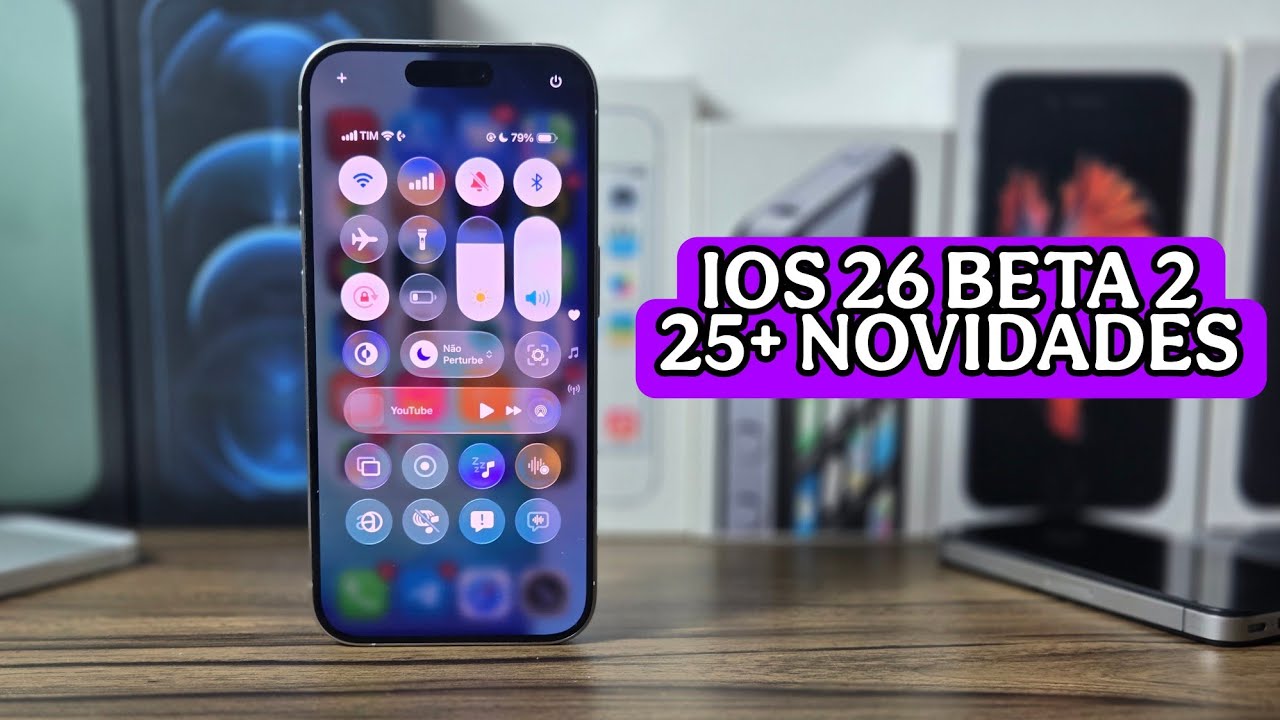 IOS 26 BETA 2! 25+ NOVIDADES E CORREÇÕES! - YouTube
