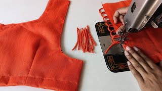 सबसे आसान तरीके से बनाएं यह ब्लाउज डिजाइन लोग देखते रह जाएंगे || Blouse design ||