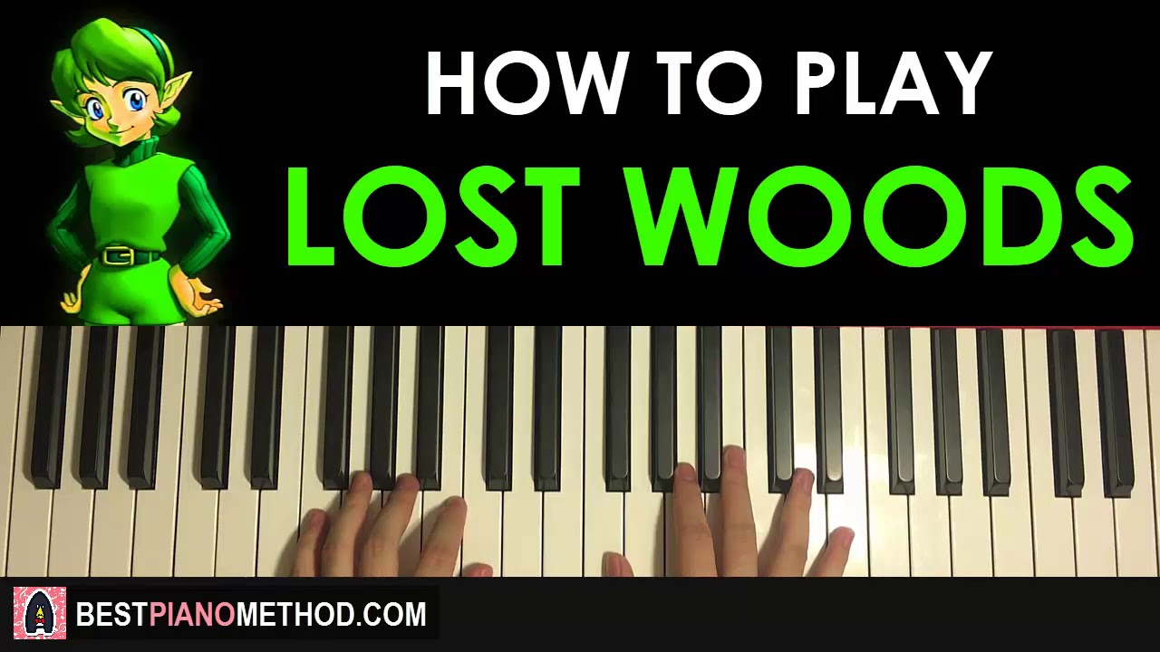 Lost Woods from Legend of Zelda: Easy Piano Tutorial 