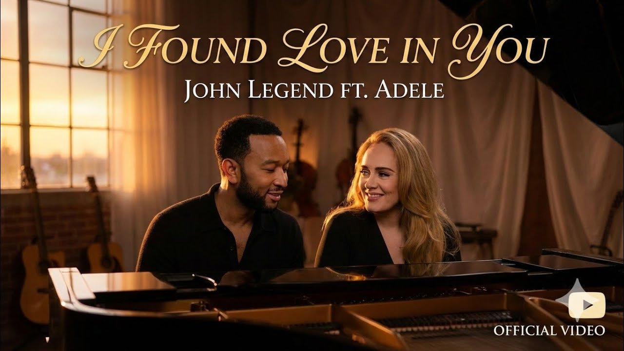 I Found Love In You-John Legend ft Adele (2026 official video) Emotional Love Song.