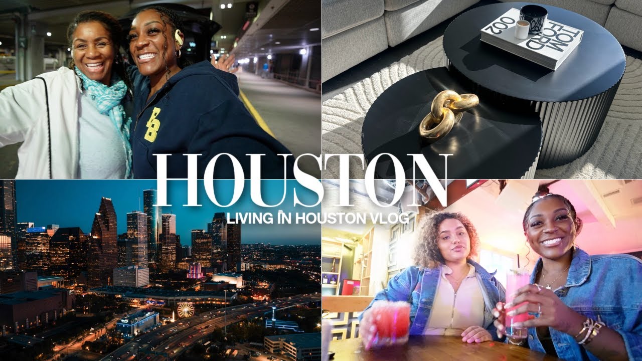 LIVING IN HOUSTON | going out, concerts, decorating my living room, Alphaland Gym & more (S5:E3)