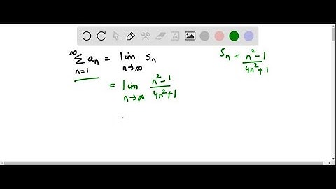 3-4 Calculate the sum of the series ∑_n=1^∞ a_n whose partial sums are given. s_n=
