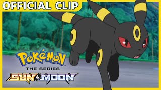 Gladion and Umbreon! | Pokémon the Series: Sun \& Moon | Official Clip