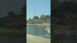 Samadhi Of Peshva Bajirao I Raverkhedi Rural Farmland Roads Crossing A Stream