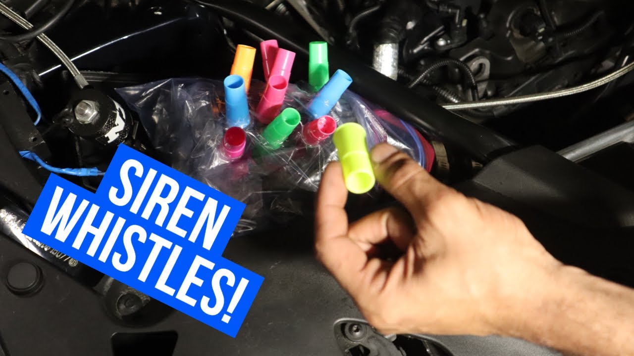 14 INTAKE SIREN WHISTLES vs. 500hp STAGE2+ BMW YouTube