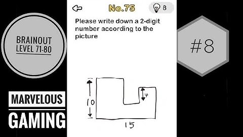 Brainout level 71-80 walkthrough solutions