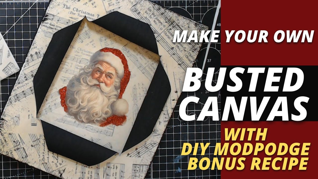 Get Crafty With This DIY Busted Canvas Art Tutorial YouTube get-crafty-with-this-diy-busted-canvas-art-tutorial-youtube