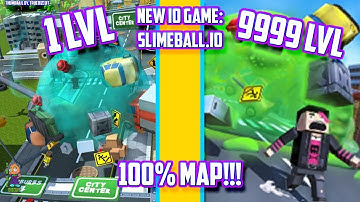 SLIMEBALL.IO WORLD RECORD - TIPS TRICKS & STRATEGY! NEW IO GAME! | GAME LIKE HOLE.IO [EATS 100% MAP]