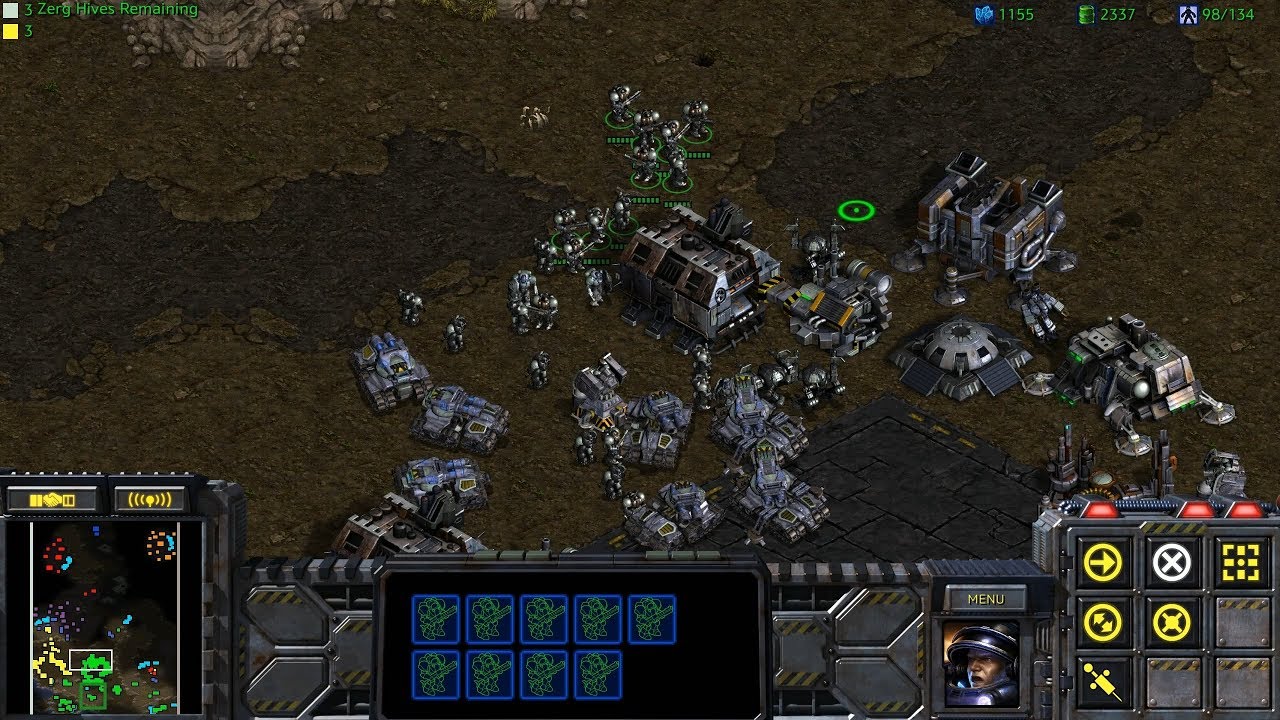 StarCraft: Remastered Co-op Campaign BW Terran Mission 3 - Ruins of Tarsonis