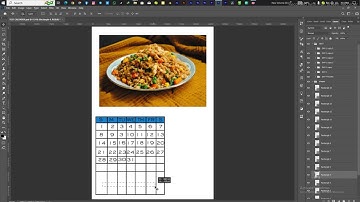 2025 Monthly Calendar Design Photoshop Tutorial – Clean & Minimal Layout PART 1