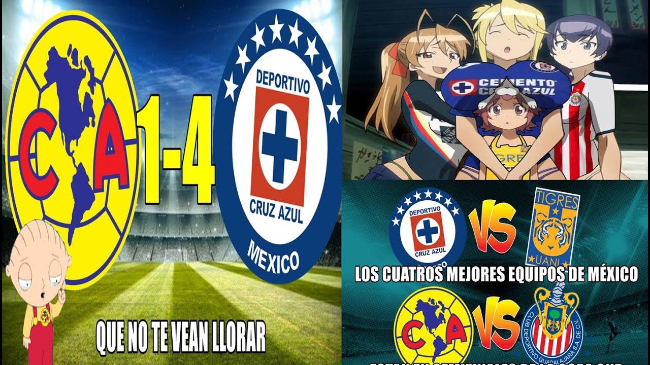 Los memes del Clásico Joven entre Cruz Azul y América  Chile