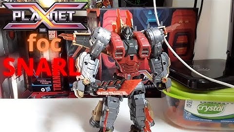 Transformers Fall Of Cybertron 3rd party | Planet X : SNARL  transformation