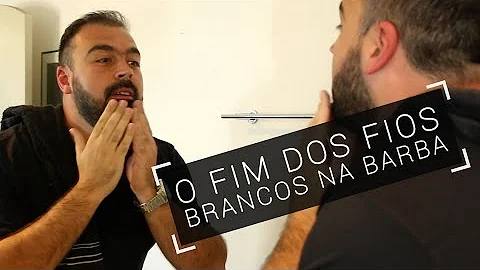 Como pintar a barba que está branca?