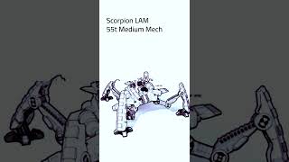 BattleTech: Scorpion LAM BattleMech (#mechwarrior #battletech #battletechlore #scifi)