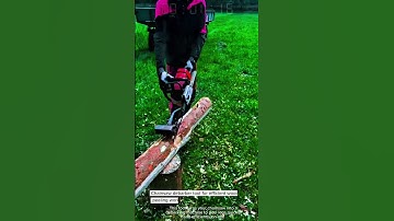 Chainsaw debarker tool for efficient wood peeling work