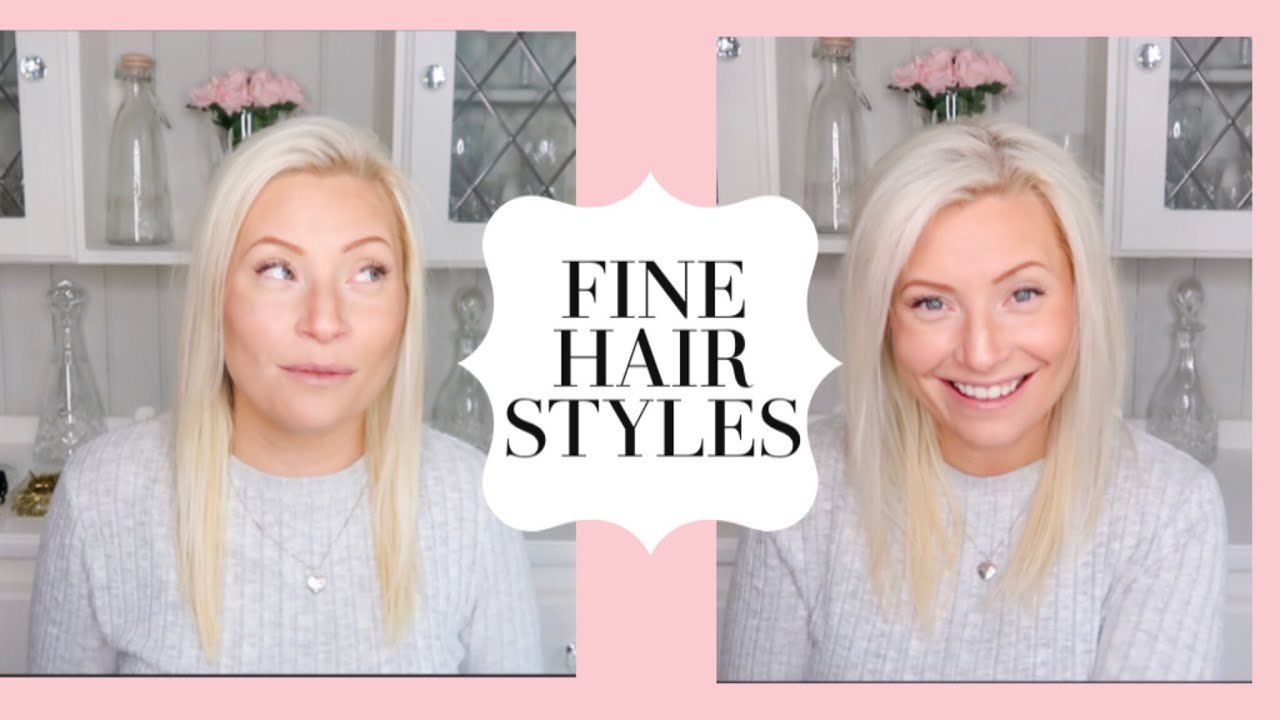 Thin Hair Hacks Quick Easy Hairstyle For Thin And Fine Hair Messy Bun Style Hair Tutorial