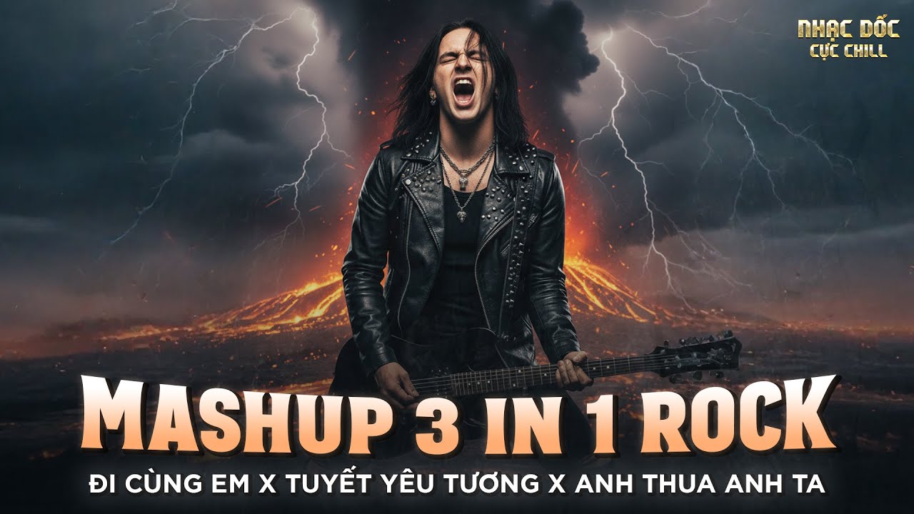 MASHUP 3 IN 1 ROCK - Đi Cùng Em x Tuyết Yêu Thương x Anh Thua Anh Ta ♫ Nhạc Metal Rock Hot Tiktok