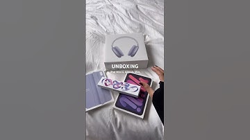 Thumbnail of UNBOXING PURPLE IPAD MINI & AIRPODS MAX💜🙇🏻‍♀️🪁 #angietutorials #appleunboxing #ipadmini