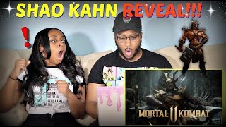 Mortal Kombat 11 "Official Shao Kahn Reveal Trailer" REACTION!!! Mortal Kombat 11 "Official Shao Kahn Reveal Trailer" REACTION!!!