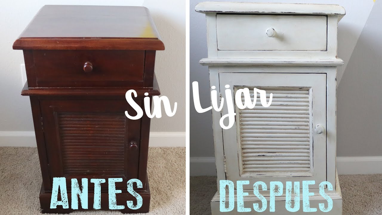 Reprimir formato Converger Remodela un mueble viejo rápido y fácil | Chalk Paint Mueble Vintage con  Efecto Envejecido |MundoMom - YouTube