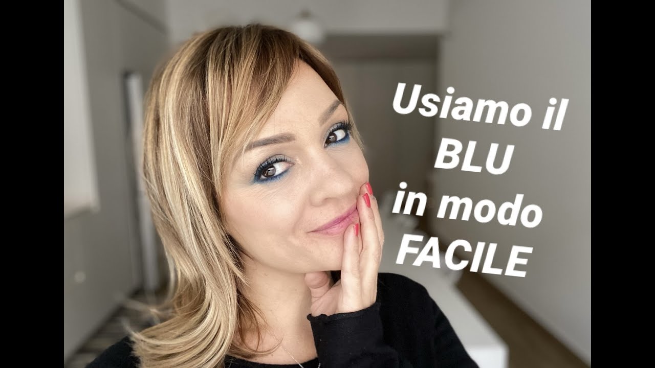 Trucco Blu facile e veloce