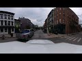 360 video drive through downtown Cincinnati, Ohio