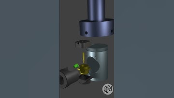Renishaw TP6  Mount courtesy of FreeCAD, Blender & Openshot
