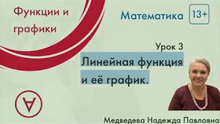 Математика 13+| Линейная функция и ее график|Урок 3 Математика 13+| Линейная функция и ее график|Урок 3