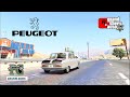 PEUGEOT 204 | GTA V Real Life Mods | Vehicle TestDrive Review | GTA 5 Gameplay @ 60FPS