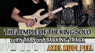 AXEL RUDI PELL THE TEMPLE OF THE KING SOLO with GP7 TABS and BACKING TRACK ALVIN DE LEON 2020