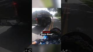 STUP*D ASS DRIVER STARTS DRIVING CRAZY IN FRONT OF THE BIKERS! 😲