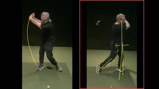 Better hip movement  into downswing for a better contact and direction