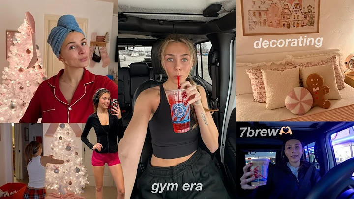 cozy days in my life — decorating my room, gym, coffee run & taking care of myself