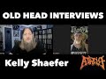 Capture de la vidéo Old Head Interviews: Kelly Shaefer (Atheist / Till The Dirt)