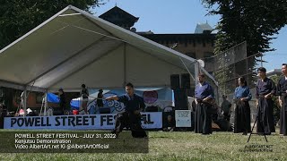 KATORI SHINTO RYU KENJUTSU DEMONSTRATION AT POWELL STREET FESTIVAL 2022! | VANCOUVER | ALBERTART.NET