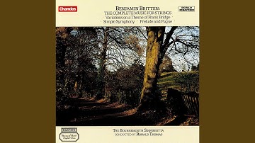 Variations on a Theme of Frank Bridge, Op. 10: Variation I. Adagio